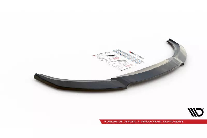 Maxton Design Frontlippe V.1 für BMW 1er F20 / F21 Hochglanz schwarz – Ansicht 3