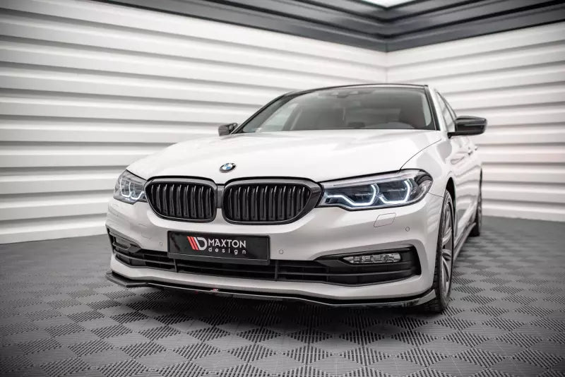 Maxton Design Frontlippe V.1 für BMW 5er G30 / G31 Hochglanz schwarz – Ansicht 1
