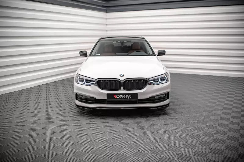 Maxton Design Frontlippe V.1 für BMW 5er G30 / G31 Hochglanz schwarz – Ansicht 2