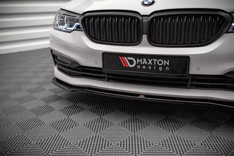 Maxton Design Frontlippe V.1 für BMW 5er G30 / G31 Hochglanz schwarz – Ansicht 3