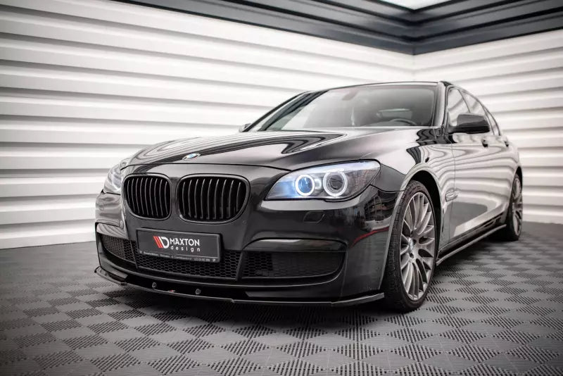 Maxton Design Frontlippe V.1 für BMW 7 M-Paket F01 Hochglanz schwarz – Ansicht 1