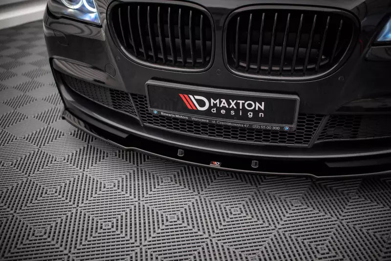 Maxton Design Frontlippe V.1 für BMW 7 M-Paket F01 Hochglanz schwarz – Ansicht 3