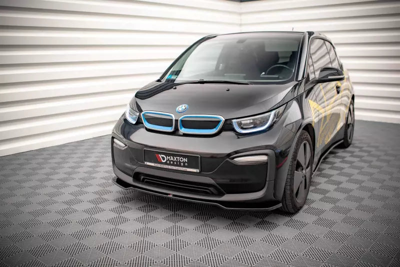 Maxton Design Frontlippe V.1 für BMW i3 Mk1 Facelift Hochglanz schwarz – Ansicht 1