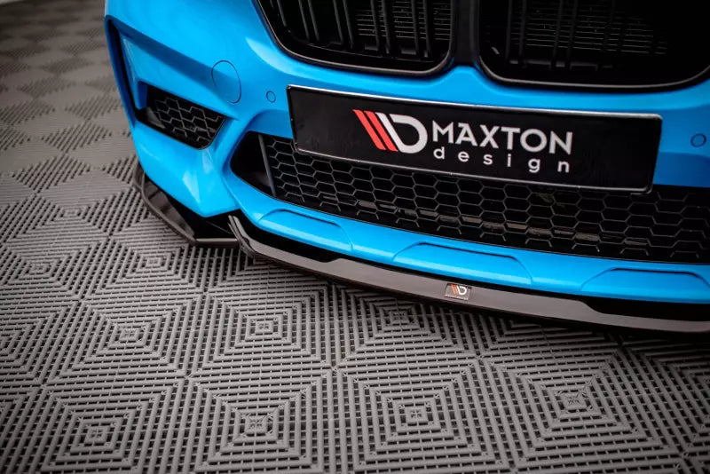 Maxton Design Frontlippe V.1 für BMW M2 Competition F87 Hochglanz schwarz – Ansicht 3