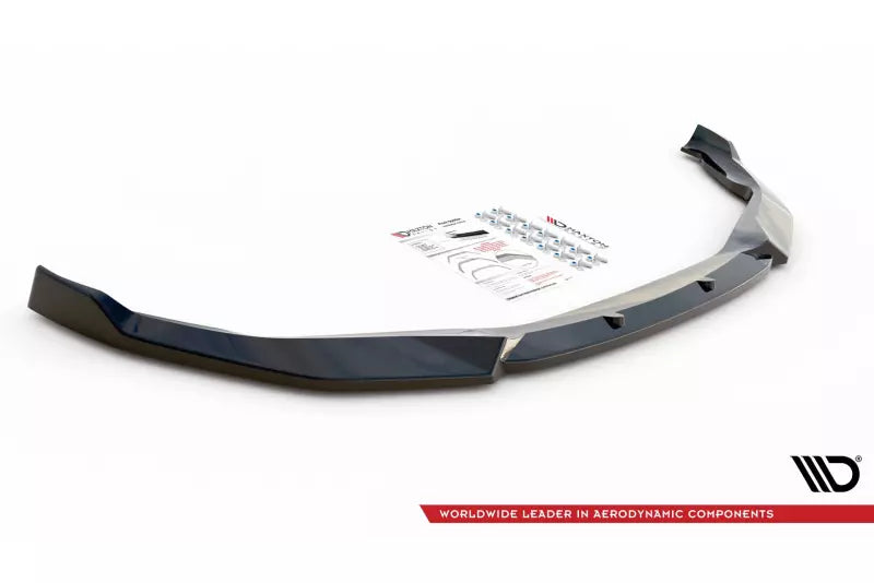 Maxton Design Frontlippe V.1 für BMW M5 F90 Facelift Hochglanz schwarz – Ansicht 4
