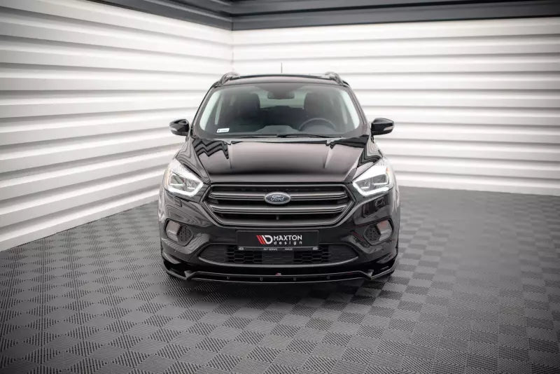 Maxton Design Frontlippe V.1 für Ford Escape ST-Line Mk3 Hochglanz schwarz – Ansicht 2