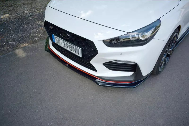 Maxton Design Frontlippe V.1 für Hyundai I30 N Mk3 Hochglanz schwarz – Ansicht 4