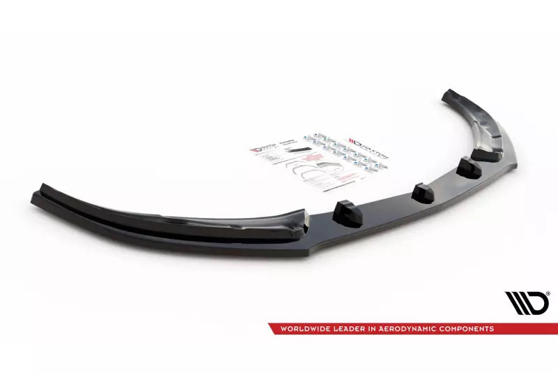 Maxton Design Frontlippe V.1 für Mercedes C63 AMG C205 Coupe Facelift Hochglanz schwarz – Ansicht 3
