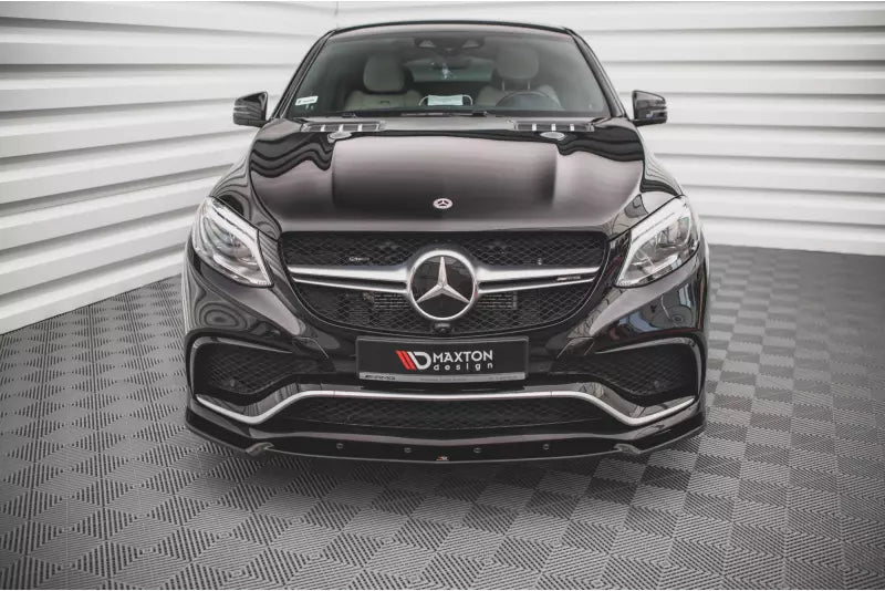 Maxton Design Frontlippe V.1 für Mercedes GLE 63 AMG C292 Hochglanz schwarz – Ansicht 2