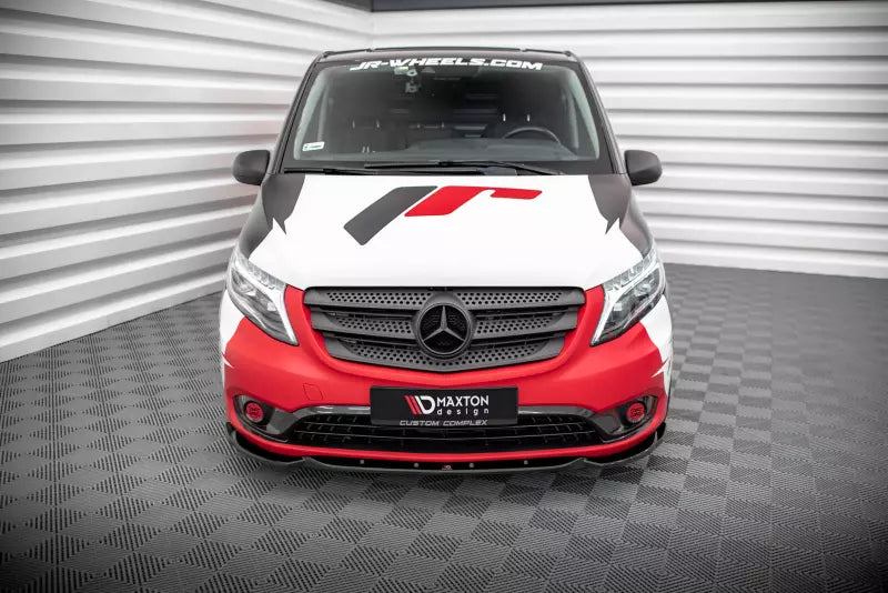 Maxton Design Frontlippe V.1 für Mercedes Vito W447 Facelift Hochglanz schwarz – Ansicht 2