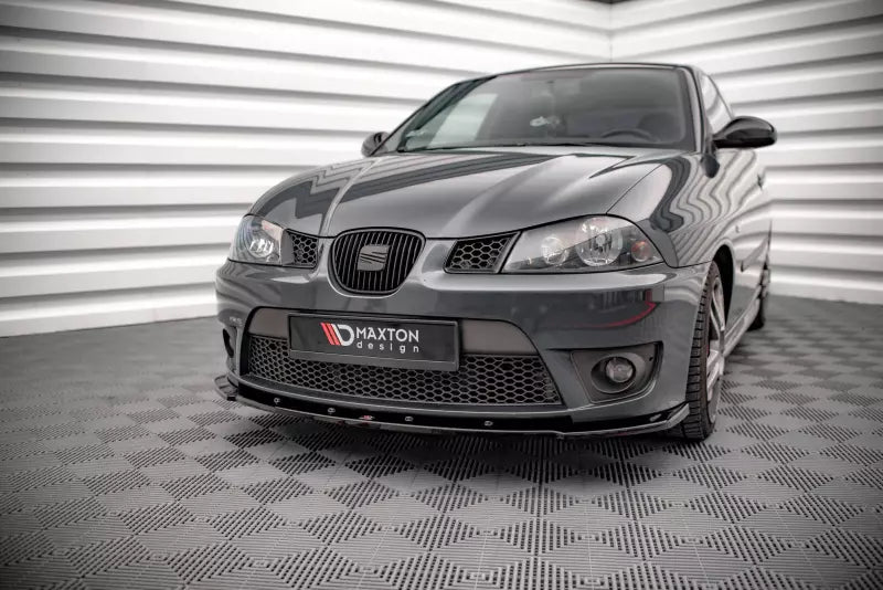 Maxton Design Frontlippe V.1 für Seat Ibiza Cupra Mk3 Hochglanz schwarz – Ansicht 1