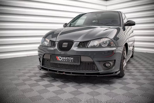 Maxton Design Frontlippe V.1 für Seat Ibiza Cupra Mk3 Hochglanz schwarz – Ansicht 1
