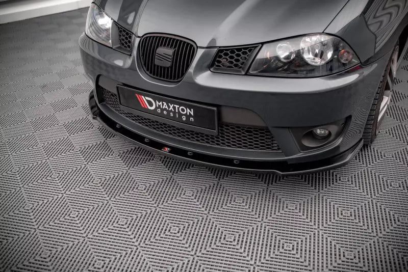 Maxton Design Frontlippe V.1 für Seat Ibiza Cupra Mk3 Hochglanz schwarz – Ansicht 3