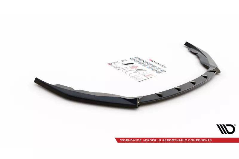 Maxton Design Frontlippe V.1 für Skoda Fabia Mk3 Hochglanz schwarz – Ansicht 3