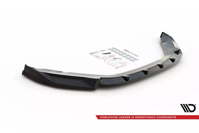 Maxton Design Frontlippe V.1 für Skoda Kodiaq Mk1 Facelift Hochglanz schwarz – Ansicht 3