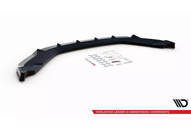 Maxton Design Frontlippe V.1 für Skoda Kodiaq Mk1 Facelift Hochglanz schwarz – Ansicht 4