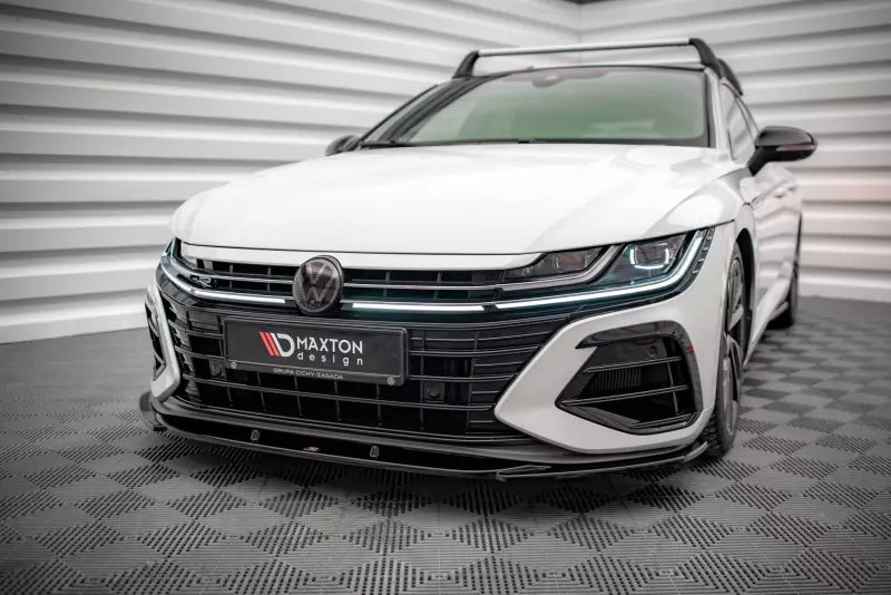 Maxton Design Frontlippe V.1 für VW Arteon R Hochglanz schwarz – Ansicht 1