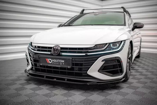 Maxton Design Frontlippe V.1 für VW Arteon R Hochglanz schwarz – Ansicht 1