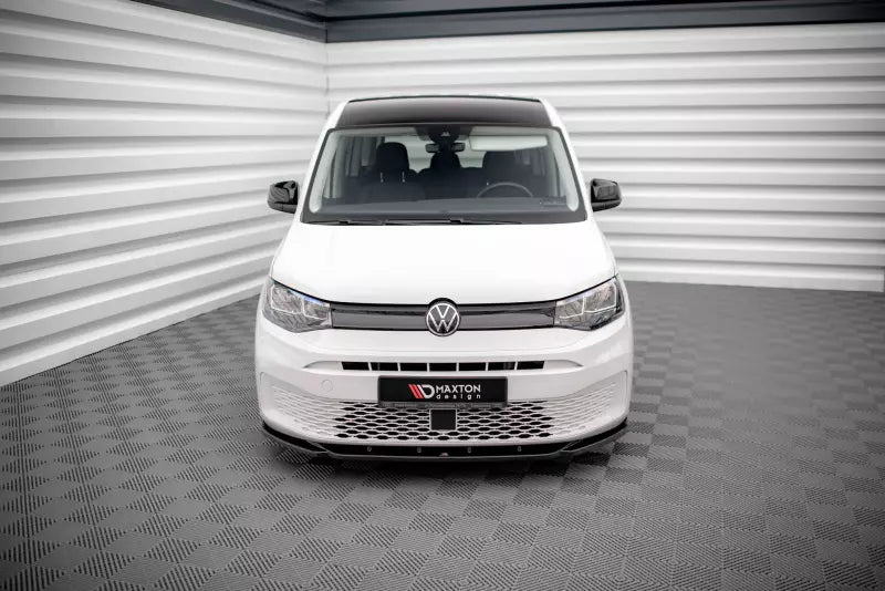 Maxton Design Frontlippe V.1 für VW Caddy Mk5 Hochglanz schwarz – Ansicht 2