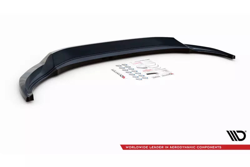Maxton Design Frontlippe V.1 für VW Tiguan R / R-Line Mk2 Facelift Hochglanz schwarz – Ansicht 4