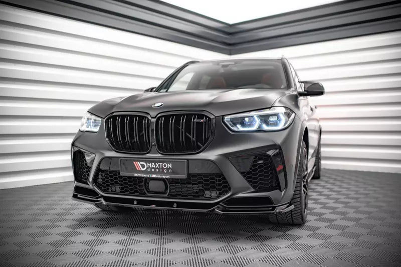 Maxton Design Frontlippe V.2 für BMW X5M F95 Hochglanz schwarz – Ansicht 1