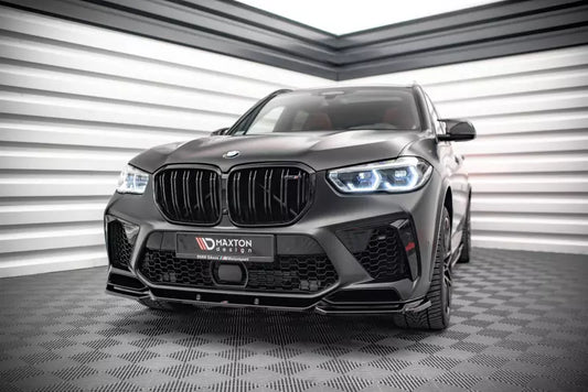 Maxton Design Frontlippe V.2 für BMW X5M F95 Hochglanz schwarz – Ansicht 1