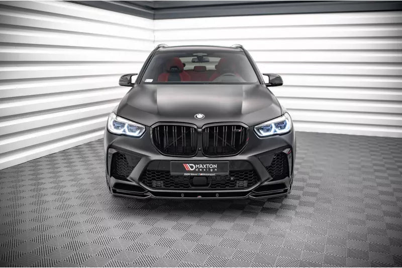 Maxton Design Frontlippe V.2 für BMW X5M F95 Hochglanz schwarz – Ansicht 2