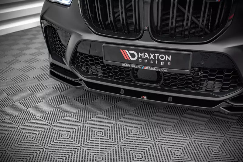 Maxton Design Frontlippe V.2 für BMW X5M F95 Hochglanz schwarz – Ansicht 3