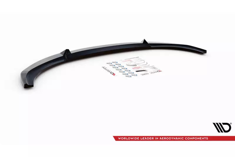 Maxton Design Frontlippe V.2 für BMW 1er F20 / F21 Hochglanz schwarz – Ansicht 4