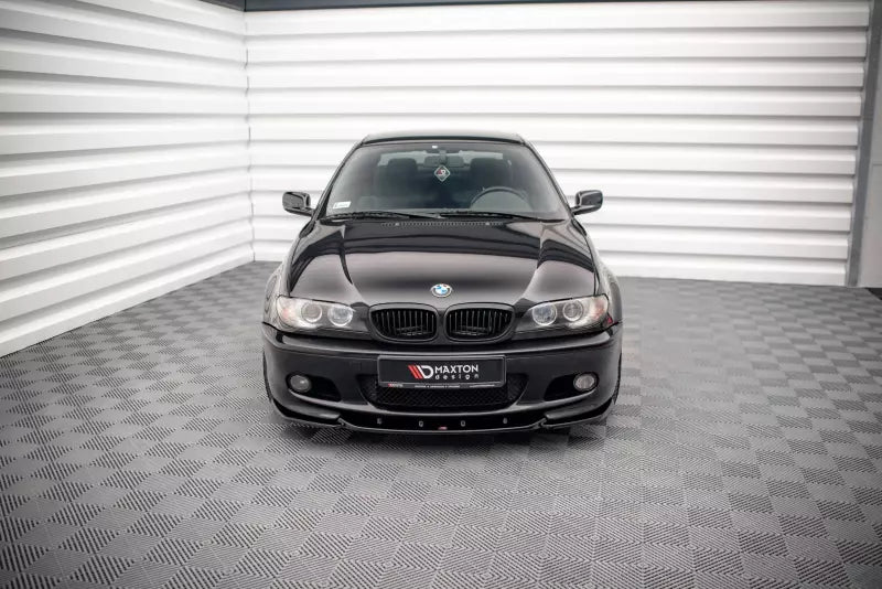 Maxton Design Frontlippe V.2 für BMW 3er E46 M-Paket Coupe / Cabrio Hochglanz schwarz – Ansicht 2