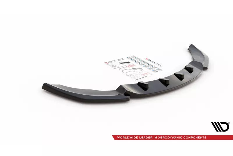 Maxton Design Frontlippe V.2 für BMW 3er E46 M-Paket Coupe / Cabrio Hochglanz schwarz – Ansicht 4