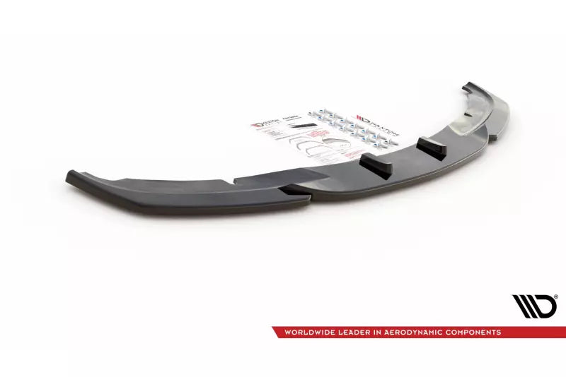 Maxton Design Frontlippe V.2 für BMW 3er E90 Hochglanz schwarz – Ansicht 4