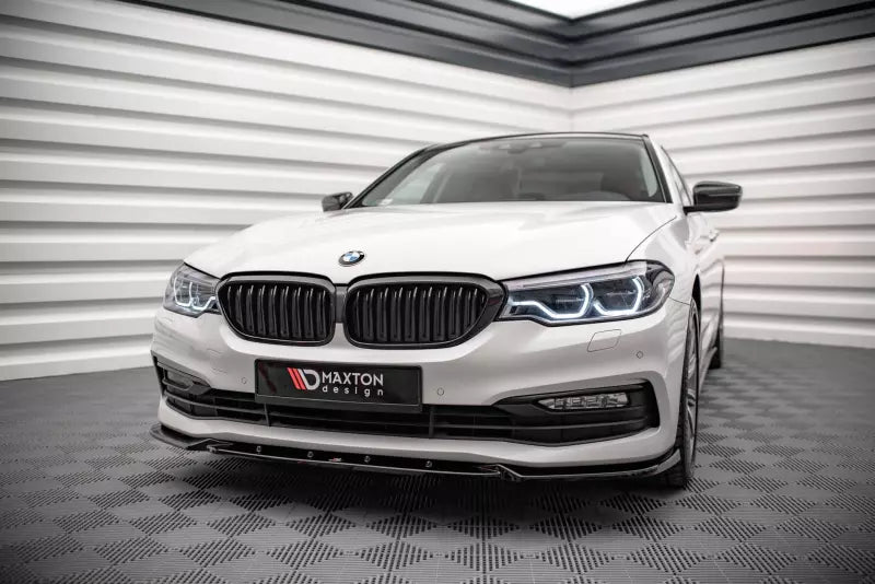 Maxton Design Frontlippe V.2 für BMW 5er G30 / G31 Hochglanz schwarz – Ansicht 1