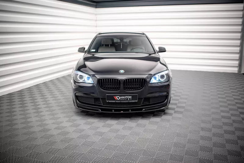 Maxton Design Frontlippe V.2 für BMW 7 M-Paket F01 Hochglanz schwarz – Ansicht 2