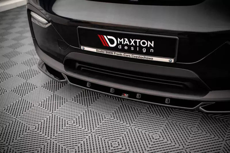 Maxton Design Frontlippe V.2 für BMW i3 Mk1 Facelift Hochglanz schwarz – Ansicht 2