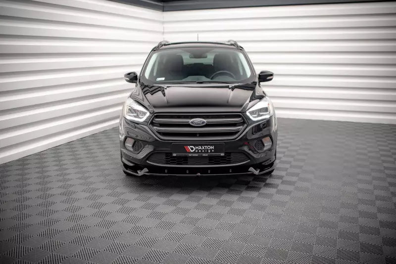Maxton Design Frontlippe V.2 für Ford Escape ST-Line Mk3 Hochglanz schwarz – Ansicht 2
