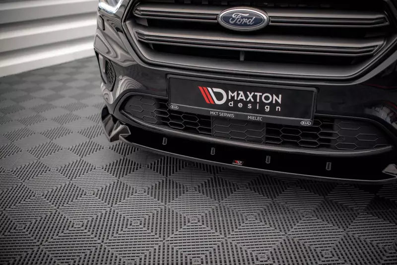 Maxton Design Frontlippe V.2 für Ford Escape ST-Line Mk3 Hochglanz schwarz – Ansicht 3