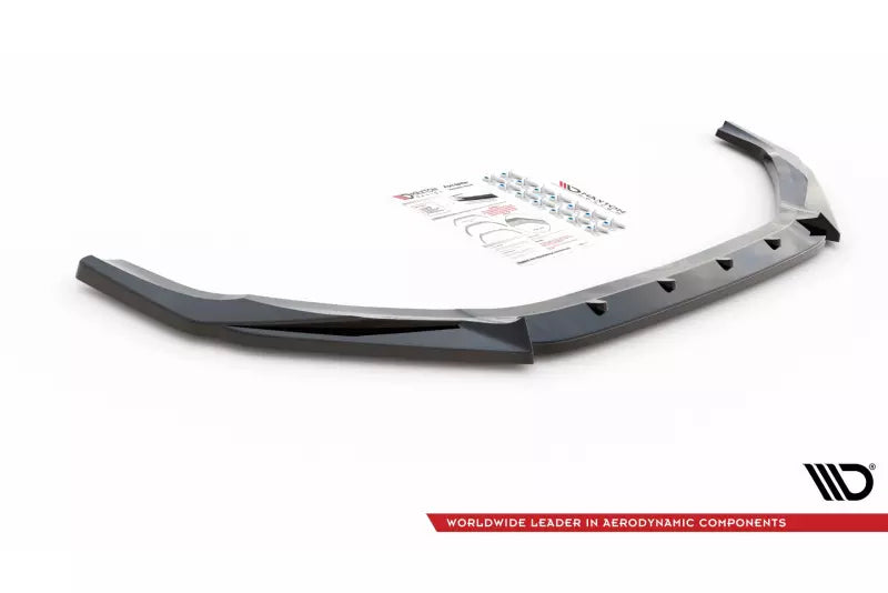 Maxton Design Frontlippe V.2 für Hyundai I20 N Mk3 Hochglanz schwarz – Ansicht 4