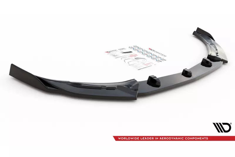 Maxton Design Frontlippe V.2 für Mercedes C63 AMG C205 Coupe Facelift Hochglanz schwarz – Ansicht 3
