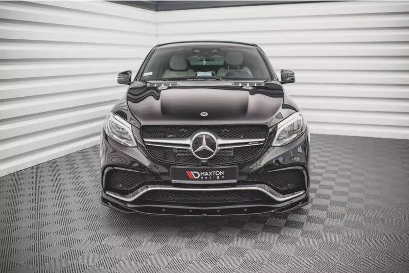 Maxton Design Frontlippe V.2 für Mercedes GLE Coupe 63 AMG C292 Hochglanz schwarz – Ansicht 2