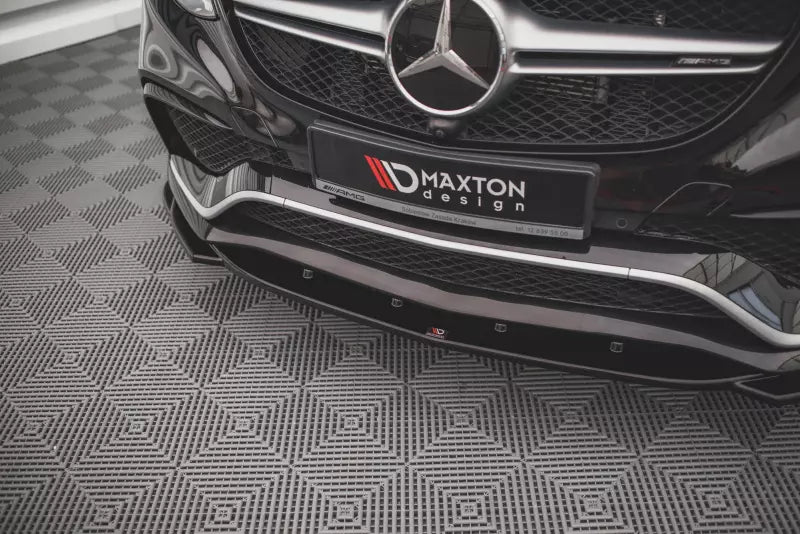 Maxton Design Frontlippe V.2 für Mercedes GLE Coupe 63 AMG C292 Hochglanz schwarz – Ansicht 3
