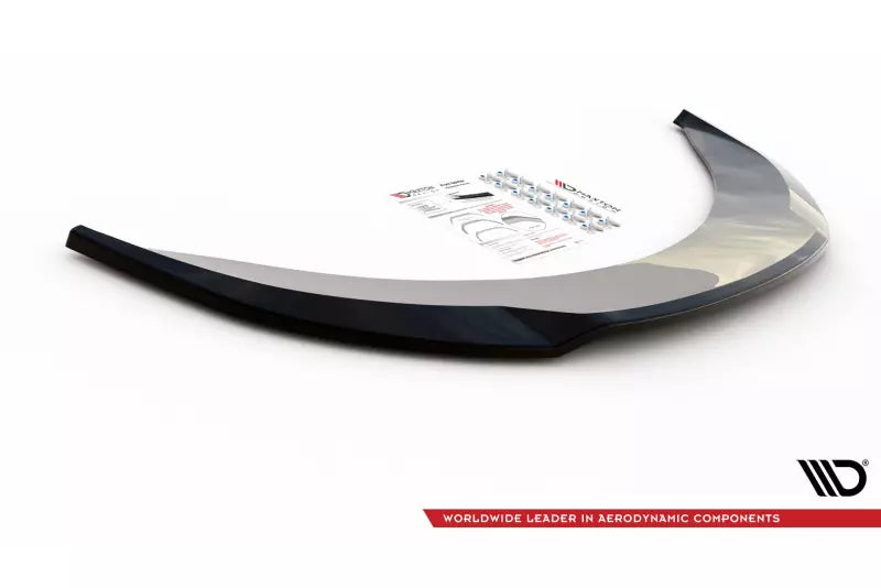Maxton Design Frontlippe V.2 für Seat Exeo Hochglanz schwarz – Ansicht 4