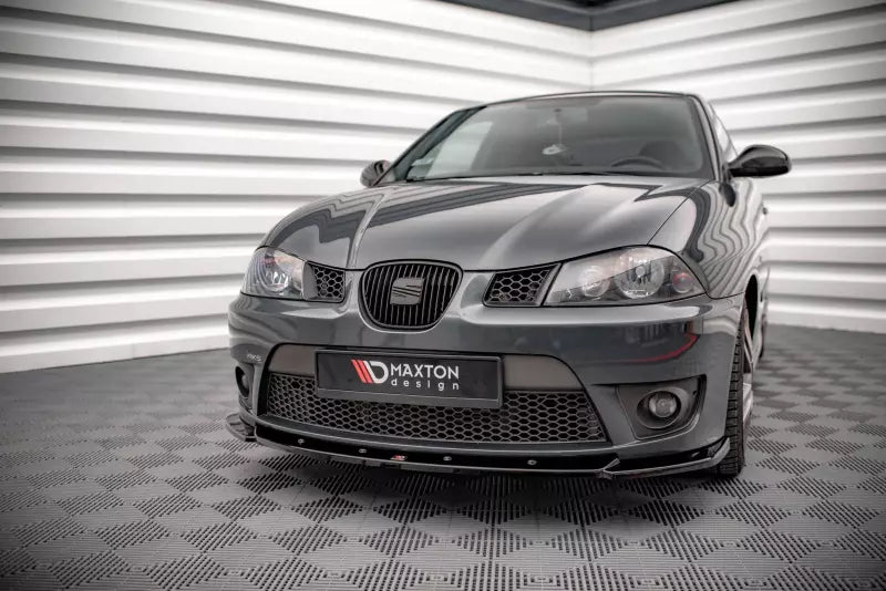 Maxton Design Frontlippe V.2 für Seat Ibiza Cupra Mk3 Hochglanz schwarz – Ansicht 1