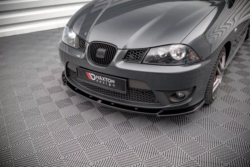 Maxton Design Frontlippe V.2 für Seat Ibiza Cupra Mk3 Hochglanz schwarz – Ansicht 3