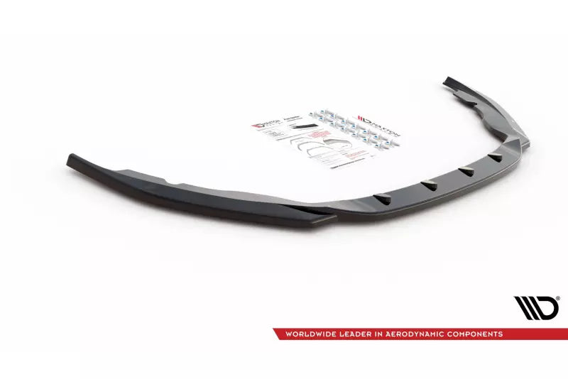Maxton Design Frontlippe V.2 für Skoda Fabia Mk3 Hochglanz schwarz – Ansicht 3