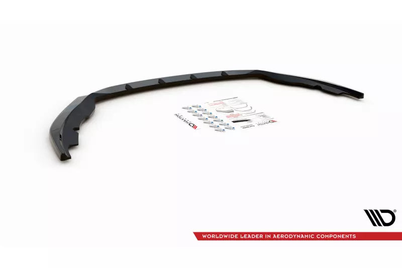 Maxton Design Frontlippe V.2 für Skoda Fabia Mk3 Hochglanz schwarz – Ansicht 4