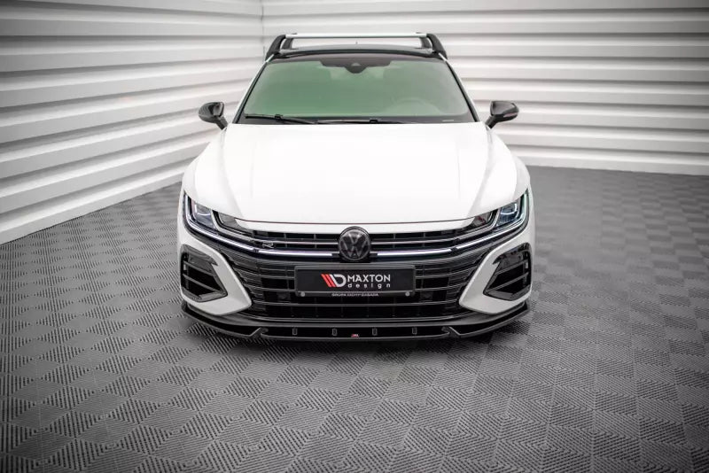 Maxton Design Frontlippe V.2 für VW Arteon R Hochglanz schwarz – Ansicht 2