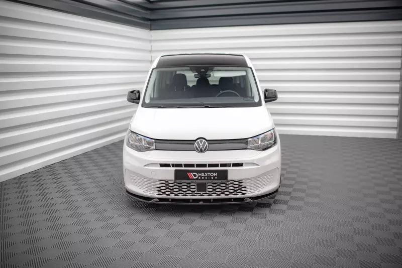 Maxton Design Frontlippe V.2 für VW Caddy Mk5 Hochglanz schwarz – Ansicht 2