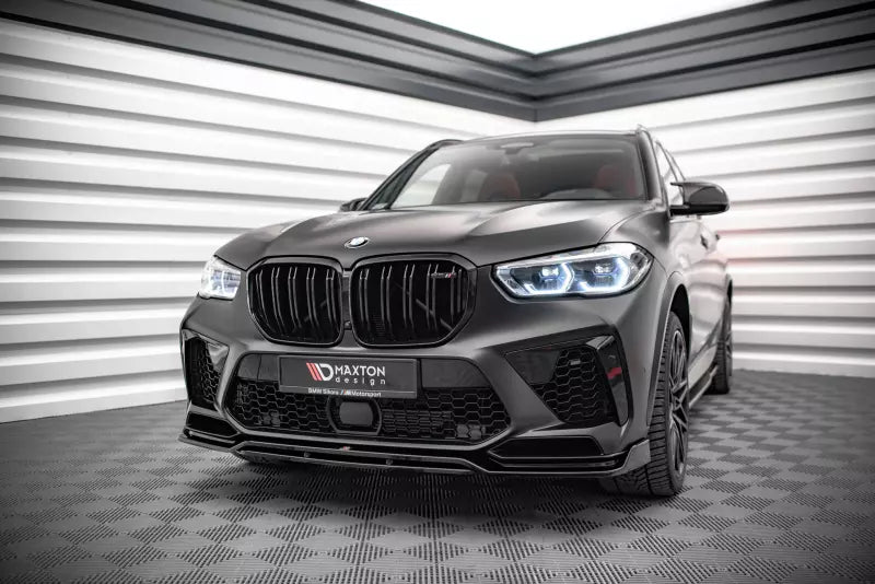 Maxton Design Frontlippe V.3 für BMW X5M F95 Hochglanz schwarz – Ansicht 1