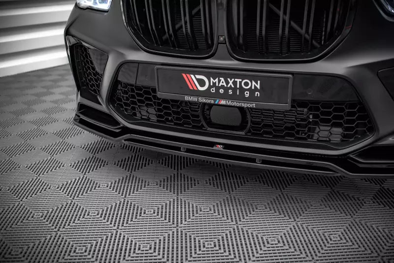 Maxton Design Frontlippe V.3 für BMW X5M F95 Hochglanz schwarz – Ansicht 3
